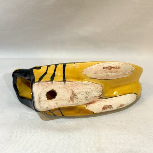 Vintage Ceramic Pottery Cicada Wall Pocket Wall Hang Bud Vase - Picture 6 of 6
